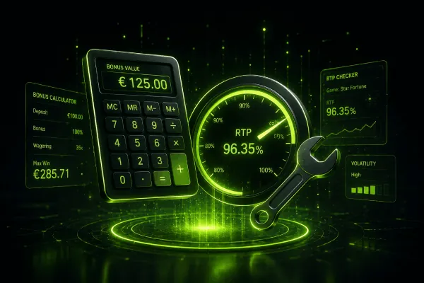 Casino calculators and tools section